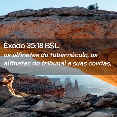 Picture 02 - Êxodo 35:18 BSL - os alfinetes do tabernáculo, os alfinetes do - Bible Verse Picture
