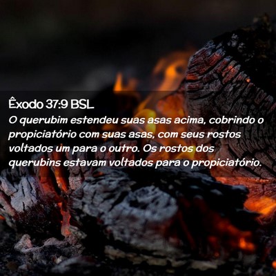 Picture 02 - Êxodo 37:9 BSL - O querubim estendeu suas asas acima, cobrindo o - Bible Verse Picture