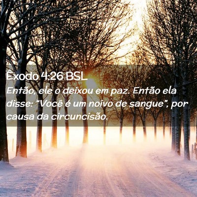 Picture 02 - Êxodo 4:26 BSL - Então, ele o deixou em paz. Então ela disse: - Bible Verse Picture