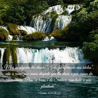 Picture 03 - 1 Coríntios 10:28 BSL - Mas se alguém lhe disser: “Isto foi oferecido - Bible Verse Picture