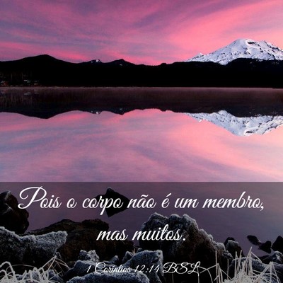 Picture 03 - 1 Coríntios 12:14 BSL - Pois o corpo não é um membro, mas - Bible Verse Picture