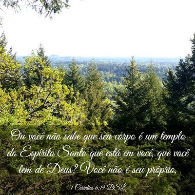 Picture 03 - 1 Coríntios 6:19 BSL - Ou você não sabe que seu corpo é um templo do - Bible Verse Picture
