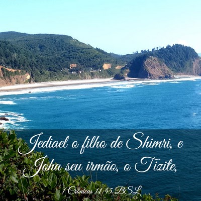 Picture 03 - 1 Crônicas 11:45 BSL - Jediael o filho de Shimri, e Joha seu irmão, o - Bible Verse Picture