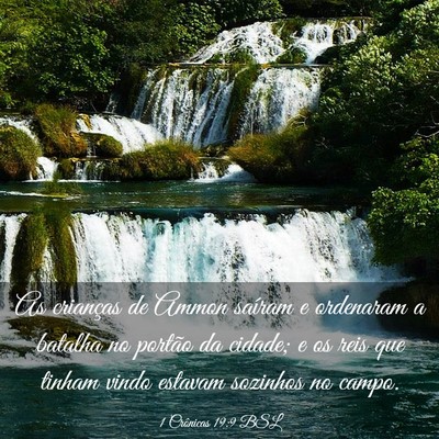 Picture 03 - 1 Crônicas 19:9 BSL - As crianças de Ammon saíram e ordenaram a - Bible Verse Picture