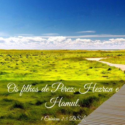 Picture 03 - 1 Crônicas 2:5 BSL - Os filhos de Perez: Hezron e - Bible Verse Picture