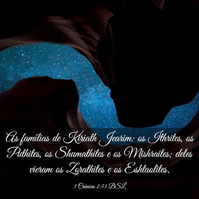 Picture 03 - 1 Crônicas 2:53 BSL - As famílias de Kiriath Jearim: os Ithrites, os - Bible Verse Picture