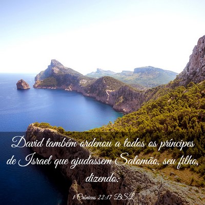 Picture 03 - 1 Crônicas 22:17 BSL - David também ordenou a todos os príncipes de - Bible Verse Picture