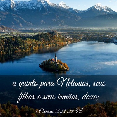 Picture 03 - 1 Crônicas 25:12 BSL - o quinto para Netanias, seus filhos e seus - Bible Verse Picture