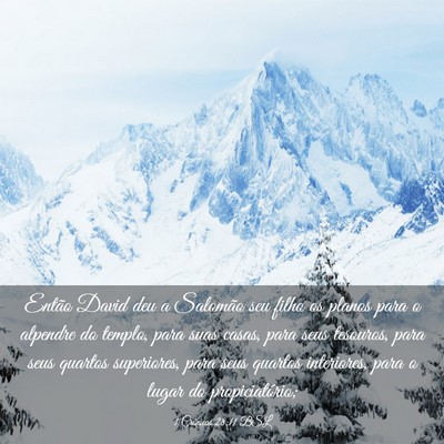 Picture 03 - 1 Crônicas 28:11 BSL - Então David deu a Salomão seu filho os planos - Bible Verse Picture