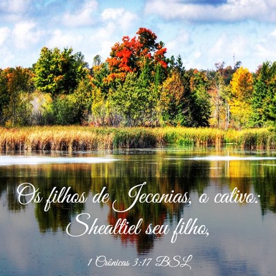 Picture 03 - 1 Crônicas 3:17 BSL - Os filhos de Jeconias, o cativo: Shealtiel seu - Bible Verse Picture