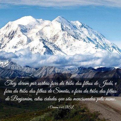 Picture 03 - 1 Crônicas 6:65 BSL - They deram por sorteio fora da tribo dos filhos - Bible Verse Picture