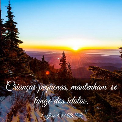 Picture 03 - 1 João 5:21 BSL - Crianças pequenas, mantenham-se longe dos - Bible Verse Picture