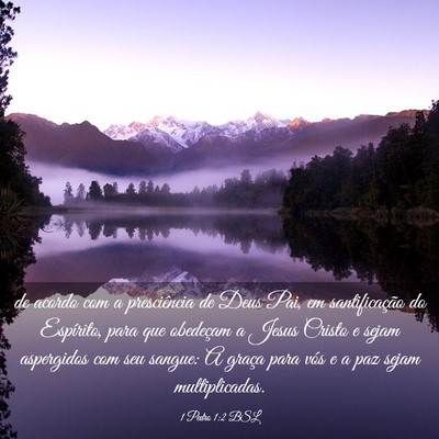 Picture 03 - 1 Pedro 1:2 BSL - de acordo com a presciência de Deus Pai, em - Bible Verse Picture