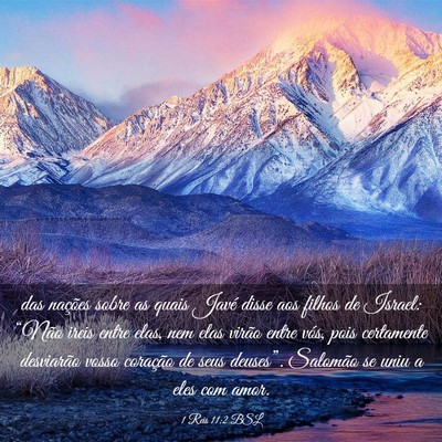 Picture 03 - 1 Reis 11:2 BSL - das nações sobre as quais Javé disse aos - Bible Verse Picture