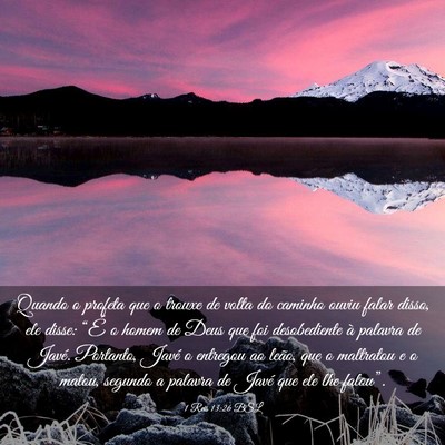 Picture 03 - 1 Reis 13:26 BSL - Quando o profeta que o trouxe de volta do caminho - Bible Verse Picture