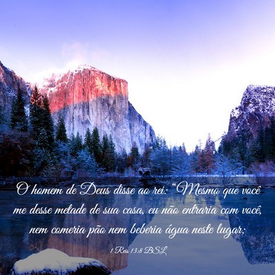 Picture 03 - 1 Reis 13:8 BSL - O homem de Deus disse ao rei: “Mesmo que você - Bible Verse Picture