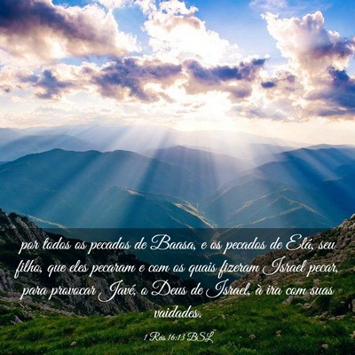 Picture 03 - 1 Reis 16:13 BSL - por todos os pecados de Baasa, e os pecados de - Bible Verse Picture