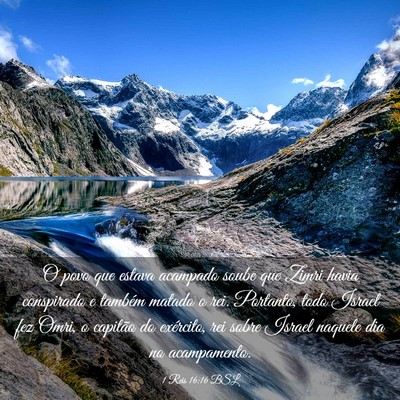 Picture 03 - 1 Reis 16:16 BSL - O povo que estava acampado soube que Zimri havia - Bible Verse Picture