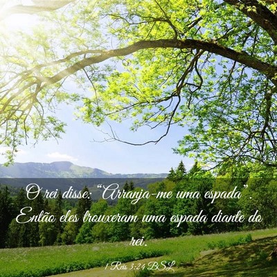 Picture 03 - 1 Reis 3:24 BSL - O rei disse: “Arranja-me uma espada”. Então - Bible Verse Picture