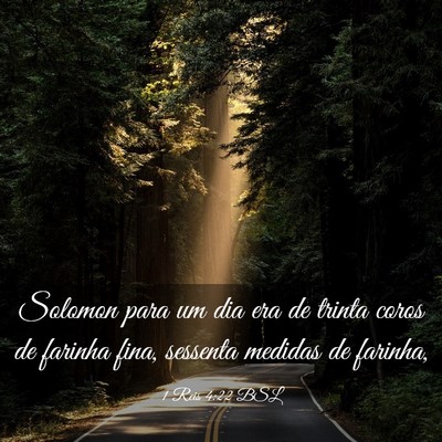 Picture 03 - 1 Reis 4:22 BSL - Solomon para um dia era de trinta coros de - Bible Verse Picture