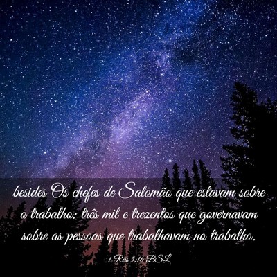 Picture 03 - 1 Reis 5:16 BSL - besides Os chefes de Salomão que estavam sobre o - Bible Verse Picture