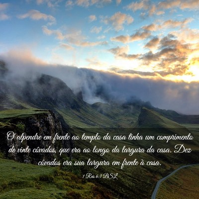 Picture 03 - 1 Reis 6:3 BSL - O alpendre em frente ao templo da casa tinha um - Bible Verse Picture