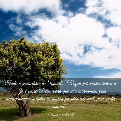 Picture 03 - 1 Samuel 12:19 BSL - Todo o povo disse a Samuel: “Rogai por vossos - Bible Verse Picture