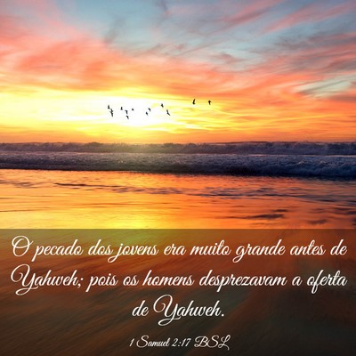 Picture 03 - 1 Samuel 2:17 BSL - O pecado dos jovens era muito grande antes de - Bible Verse Picture
