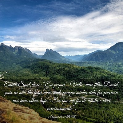 Picture 03 - 1 Samuel 26:21 BSL - Então Saul disse: “Eu pequei”. Volte, meu - Bible Verse Picture