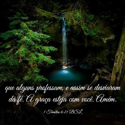 Picture 03 - 1 Timóteo 6:21 BSL - que alguns professam, e assim se desviaram da - Bible Verse Picture