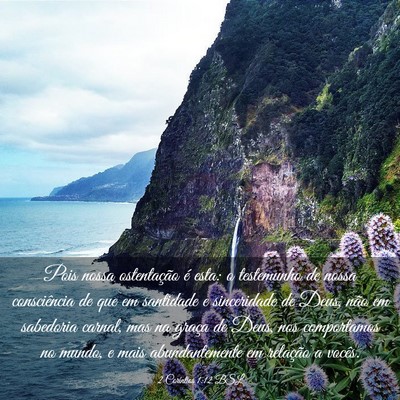 Picture 03 - 2 Coríntios 1:12 BSL - Pois nossa ostentação é esta: o testemunho de - Bible Verse Picture