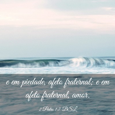Picture 03 - 2 Pedro 1:7 BSL - e em piedade, afeto fraternal; e em afeto - Bible Verse Picture
