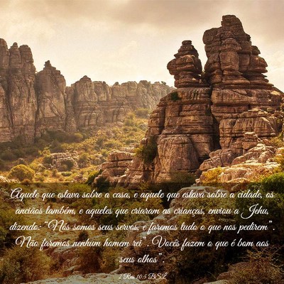 Picture 03 - 2 Reis 10:5 BSL - Aquele que estava sobre a casa, e aquele que - Bible Verse Picture