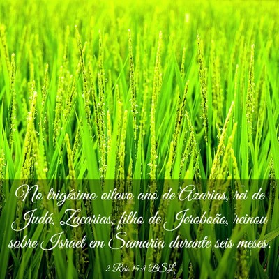 Picture 03 - 2 Reis 15:8 BSL - No trigésimo oitavo ano de Azarias, rei de - Bible Verse Picture