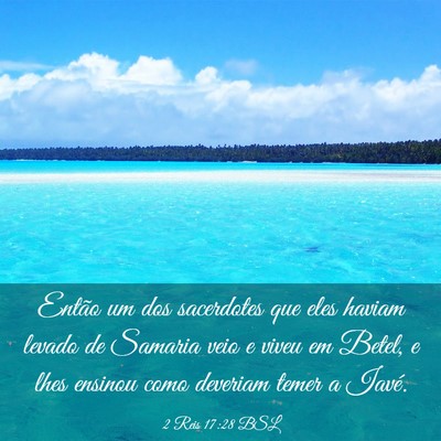 Picture 03 - 2 Reis 17:28 BSL - Então um dos sacerdotes que eles haviam levado - Bible Verse Picture
