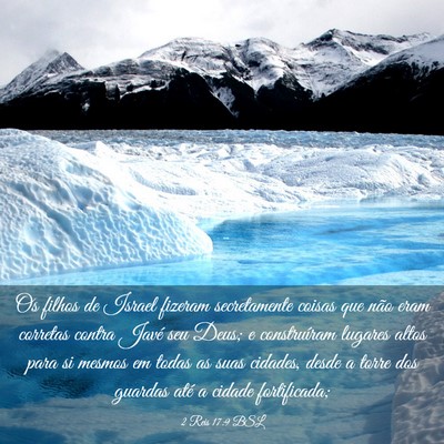 Picture 03 - 2 Reis 17:9 BSL - Os filhos de Israel fizeram secretamente coisas - Bible Verse Picture