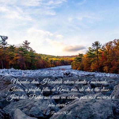 Picture 03 - 2 Reis 20:1 BSL - Naqueles dias, Hezekiah estava doente e morrendo. - Bible Verse Picture
