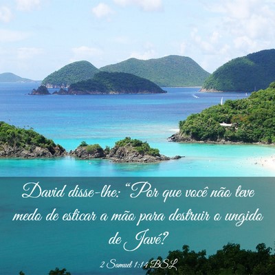 Picture 03 - 2 Samuel 1:14 BSL - David disse-lhe: “Por que você não teve medo - Bible Verse Picture