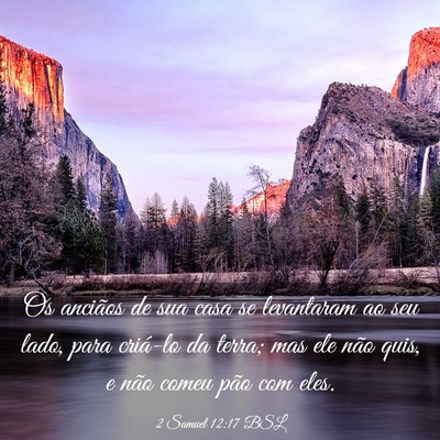 Picture 03 - 2 Samuel 12:17 BSL - Os anciãos de sua casa se levantaram ao seu - Bible Verse Picture