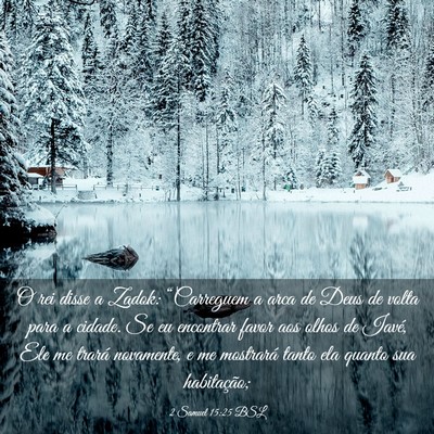 Picture 03 - 2 Samuel 15:25 BSL - O rei disse a Zadok: “Carreguem a arca de Deus - Bible Verse Picture