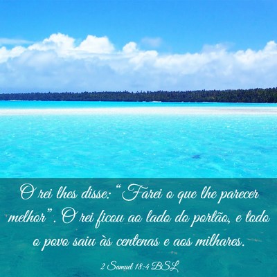 Picture 03 - 2 Samuel 18:4 BSL - O rei lhes disse: “Farei o que lhe parecer - Bible Verse Picture