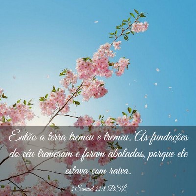 Picture 03 - 2 Samuel 22:8 BSL - Então a terra tremeu e tremeu. As fundações do - Bible Verse Picture