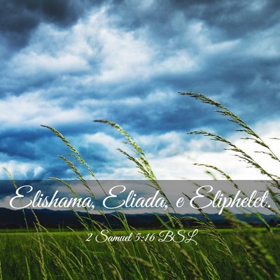 Picture 03 - 2 Samuel 5:16 BSL - Elishama, Eliada, e - Bible Verse Picture