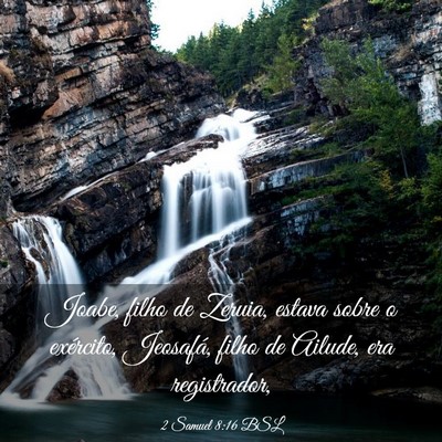Picture 03 - 2 Samuel 8:16 BSL - Joabe, filho de Zeruia, estava sobre o exército, - Bible Verse Picture