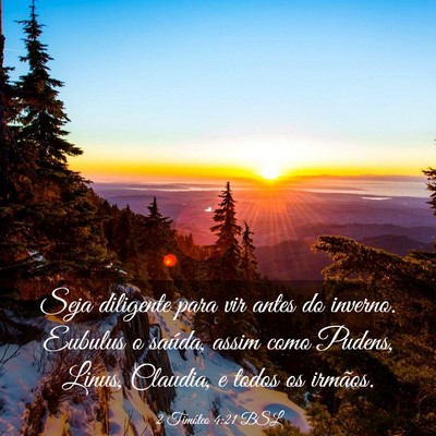 Picture 03 - 2 Timóteo 4:21 BSL - Seja diligente para vir antes do inverno. Eubulus - Bible Verse Picture