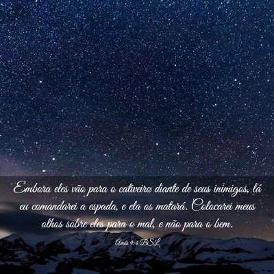Picture 03 - Amós 9:4 BSL - Embora eles vão para o cativeiro diante de seus - Bible Verse Picture