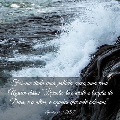 Picture 03 - Apocalipse 11:1 BSL - Foi-me dada uma palheta como uma vara. Alguém - Bible Verse Picture