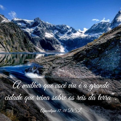 Picture 03 - Apocalipse 17:18 BSL - A mulher que você viu é a grande cidade que - Bible Verse Picture