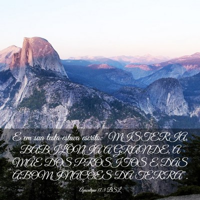 Picture 03 - Apocalipse 17:5 BSL - E em sua testa estava escrito: “MISTERIA, - Bible Verse Picture