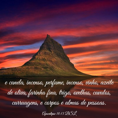 Picture 03 - Apocalipse 18:13 BSL - e canela, incenso, perfume, incenso, vinho, - Bible Verse Picture